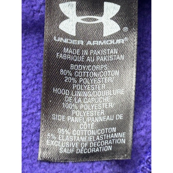 Under Armour Purple & Pink Hoodie Sweatshirt UA Storm Fleece Women's Size Large - Picture 6 of 10